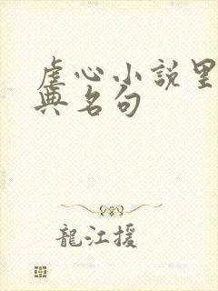 虐心小说里的经典名句
