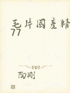 毛片国产精品777