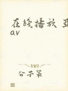 在线播放 亚洲av