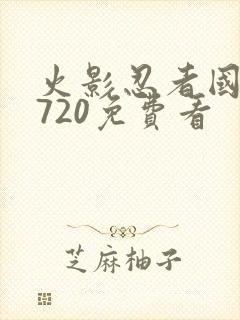火影忍者国语版720免费看