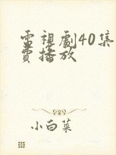 电视剧40集免费播放