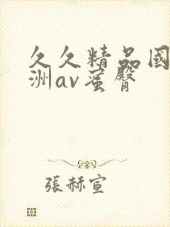 久久精品国产亚洲av蜜臀