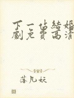 下一站结婚电视剧免费高清全集