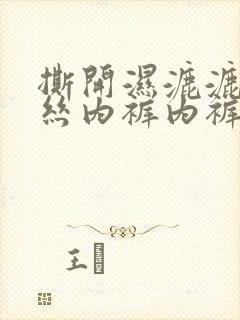 撕开湿漉漉的蕾丝内裤内裤