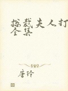 总裁夫人打工记全集封面