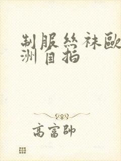 制服丝袜欧美亚洲自拍封面