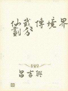 仙武传境界等级划分