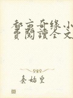 都市奇缘小说免费阅读全文