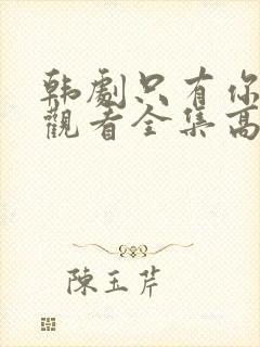 韩剧只有你在线观看全集高清