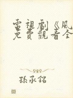 电视剧《风筝》免费观看全集高清封面