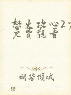 怒火攻心2完整免费观看