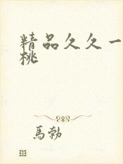精品久久一区蜜桃