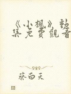 《小枫》动漫全集免费观看高清封面