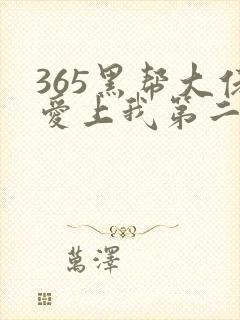 365黑帮大佬爱上我第二部