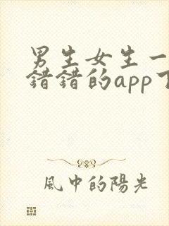 男生女生一起错错错的app下载大全封面