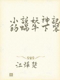 小说妖神记发飙的蜗牛下装电子书封面