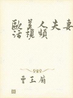 欧美人夫妻性生活视频