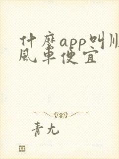 什么app叫顺风车便宜