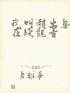 我叫赵出息免费在线观看封面