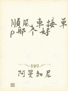 顺风车接单app哪个好