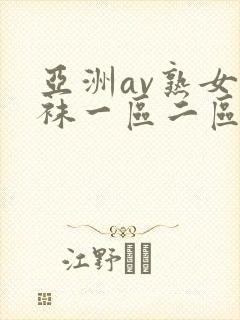 亚洲av熟女丝袜一区二区久久