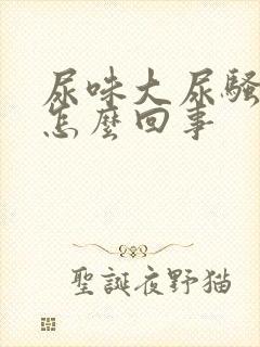 尿味大尿骚重是怎么回事