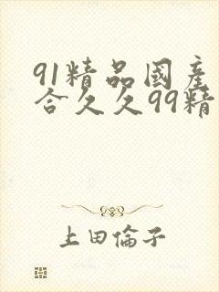 91精品国产综合久久99精品封面