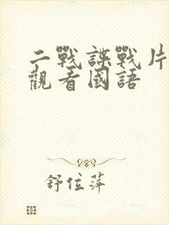 二战谍战片免费观看国语封面