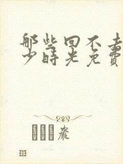 那些回不去的年少时光免费播放