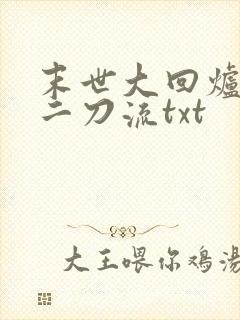 末世大回炉二十二刀流txt