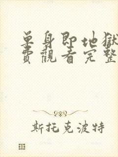 单身即地狱5免费观看完整版高清封面