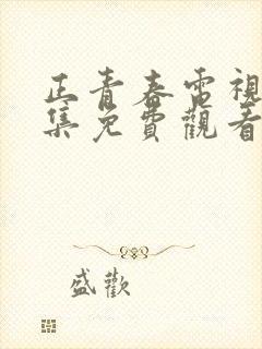 正青春电视剧全集免费观看陈哲远