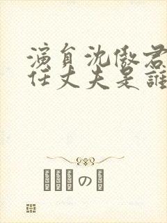 演员沈傲君的现任丈夫是谁