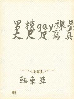 男模gay裸体大尺度写真