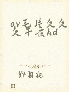 av毛片久久久久午夜hd