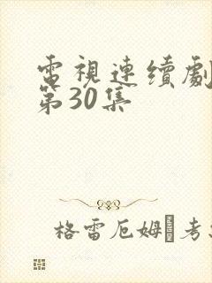 电视连续剧满秋第30集封面