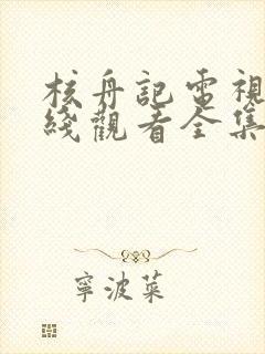 核舟记电视剧在线观看全集免费封面