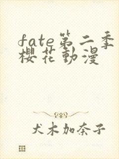 fate第二季樱花动漫