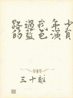 路过我年少时光的蓝色演员表