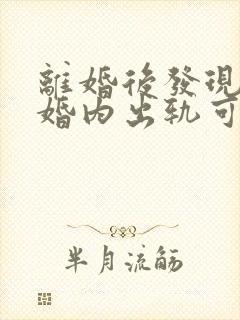 离婚后发现对方婚内出轨可以起诉第三者吗