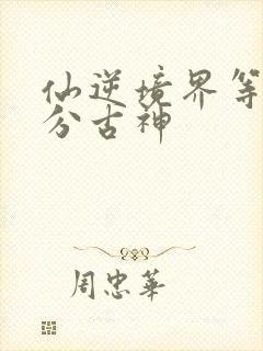 仙逆境界等级划分古神封面