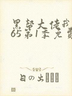 黑帮大佬我的365第1季免费观看