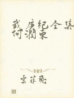 武庚纪全集免费何润东
