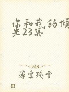 你和我的倾城时光23集