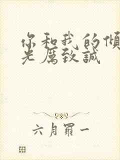 你和我的倾城时光厉致诚