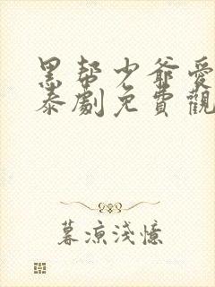 黑帮少爷爱上我泰剧免费观看