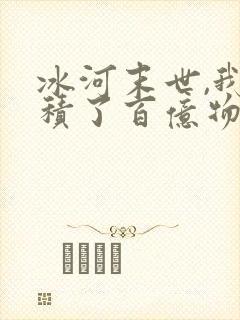 冰河末世,我囤积了百亿物资txt