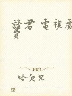 请君 电视剧免费