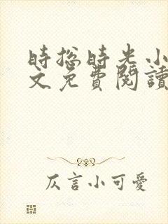 时总时光小说全文免费阅读封面