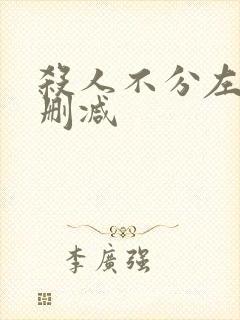 杀人不分左右无删减封面